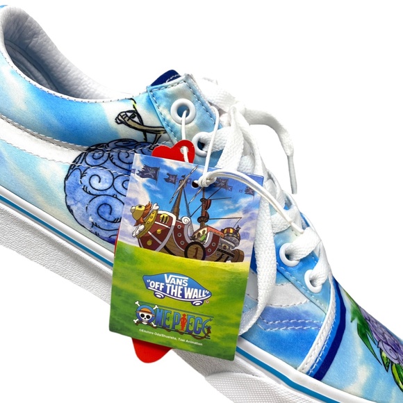 VANS x One Piece Old Skool Low Shoes Skate Canvas Women's Sneakers VN0007NT7WN - Picture 10 of 12